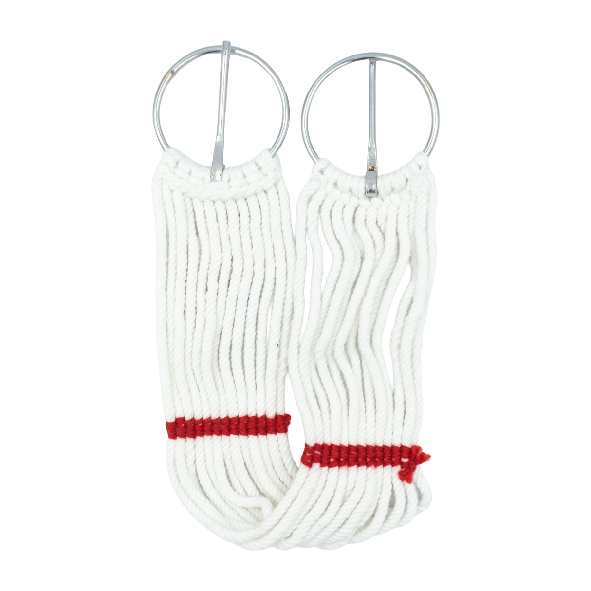 TOUGH 1 CINCHO DE CORDON WESTERN TAMAÑO ESTANDAR (BLANCO CON ROJO)