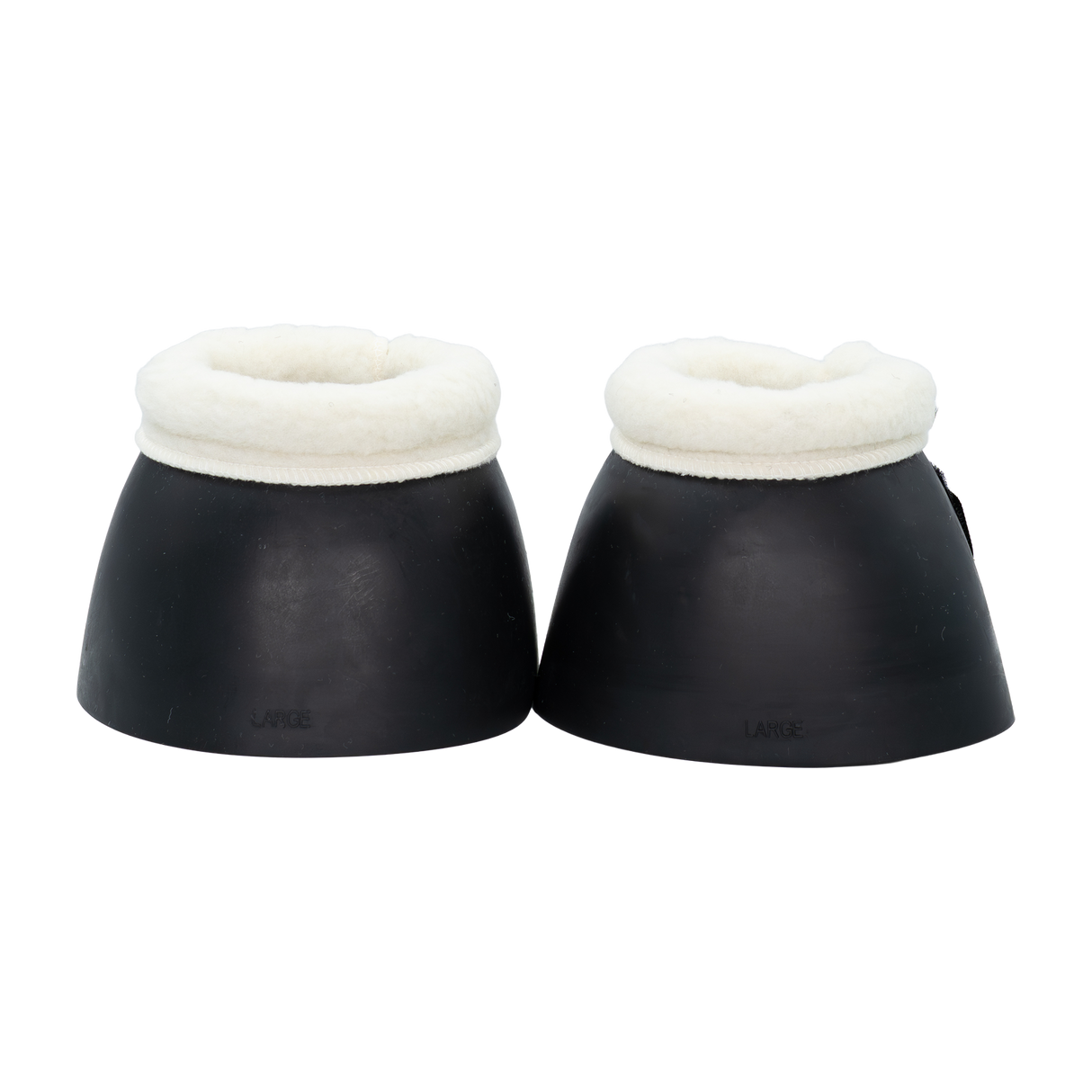 JACKS BOTAS DE CAMPANA DE PLASTICO CON BORREGA Y VELCRO TALLA MEDIANA (NEGRO)