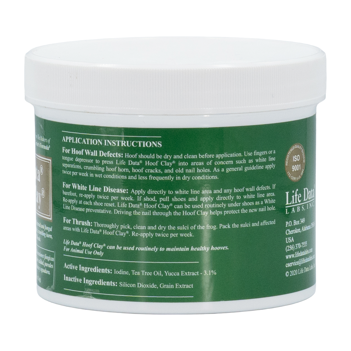 LIFE DATA HOOF CLAY (ARCILLA PARA CASCOS)