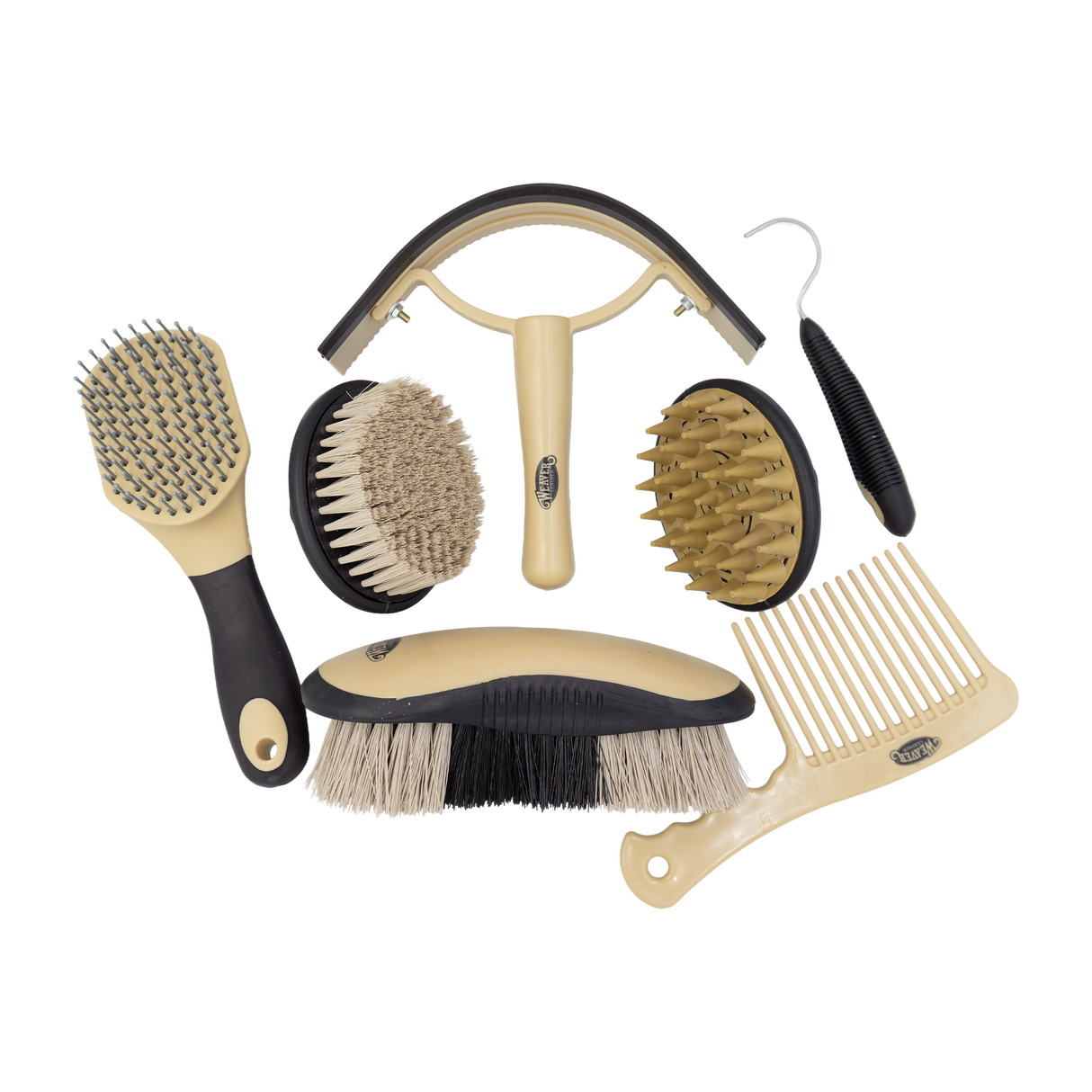 WEAVER KIT DE GROOMING CON 7 CEPILLOS VARIADOS