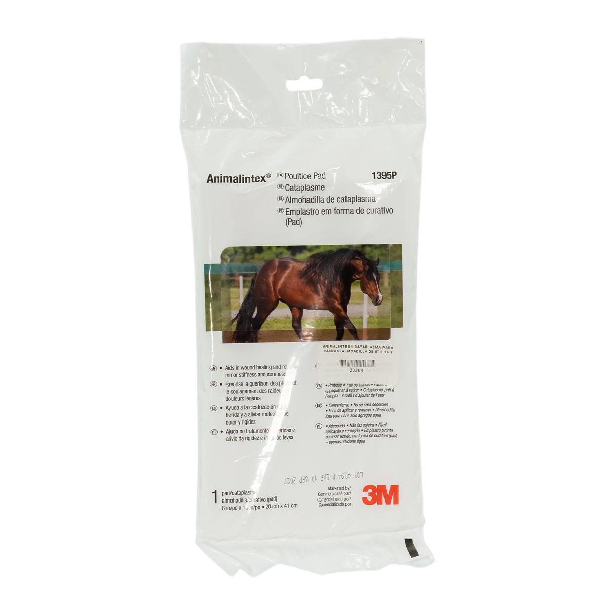 ANIMALINTEX CATAPLASMA PARA CASCOS (ALMOADILLA DE 8" x 16")