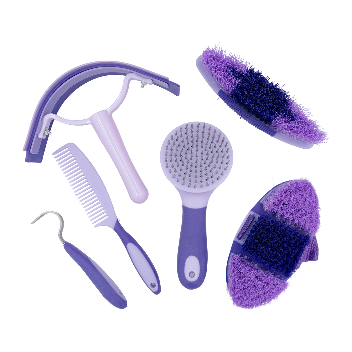 TOUGH 1 SET DE CEPILLOS GREAT GRIPS DE 6 PIEZAS CON BOLSA