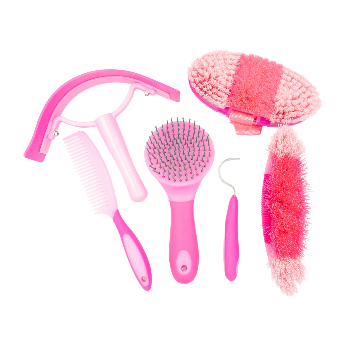 TOUGH 1 SET DE CEPILLOS GREAT GRIPS DE 6 PIEZAS CON BOLSA