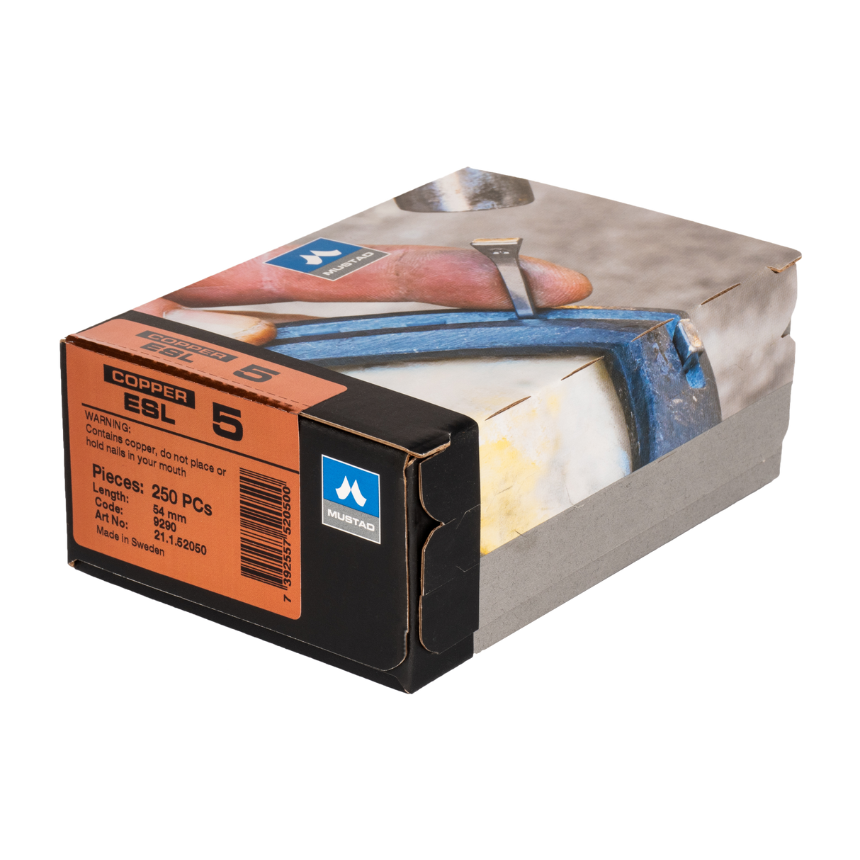 CLAVO PARA HERRAR MUSTAD COPPER ESL 5 (250 CLAVOS)