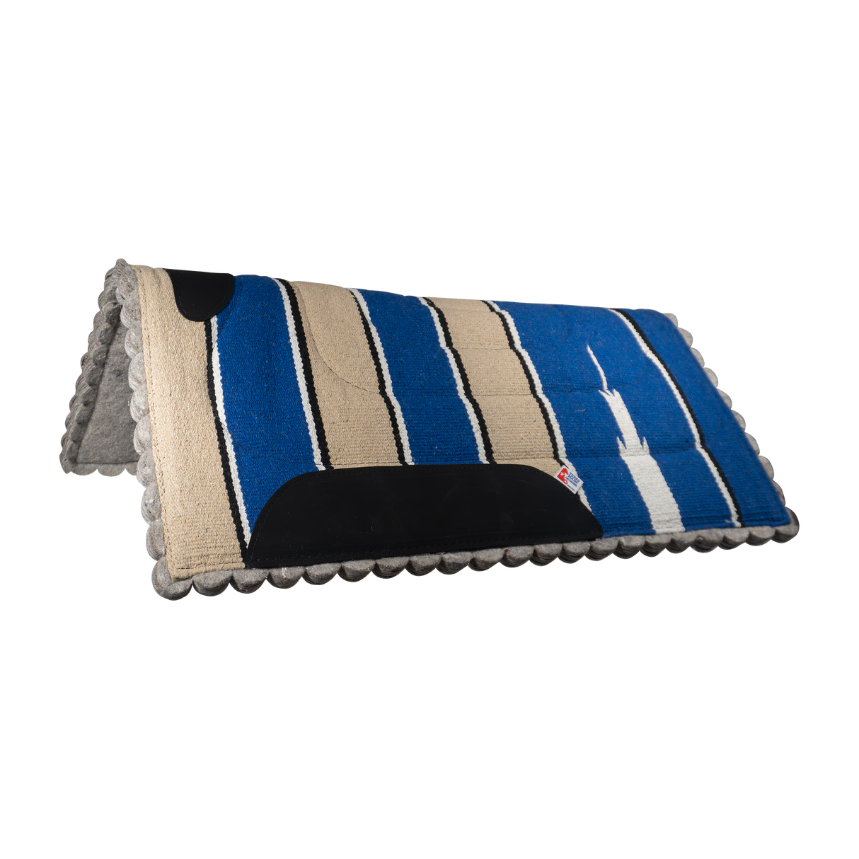 MUSTANG SUADERO FESTONADO NAVAJO 32"X32"