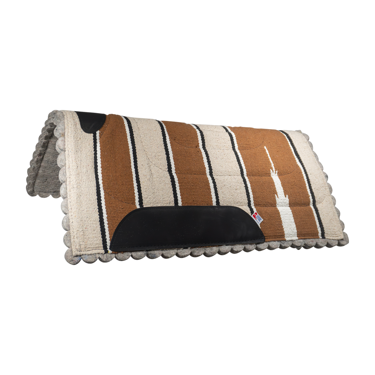 MUSTANG SUADERO FESTONADO NAVAJO 32"X32"
