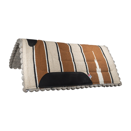 MUSTANG SUADERO FESTONADO NAVAJO 32"X32"