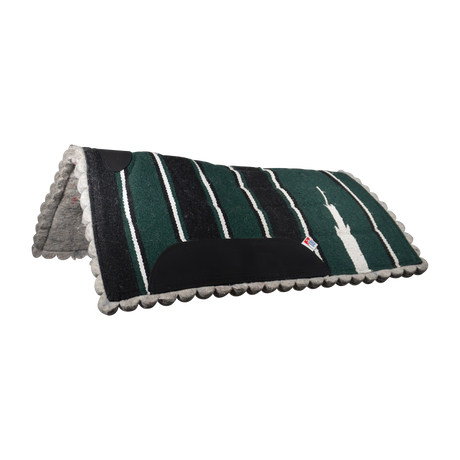 MUSTANG SUADERO FESTONADO NAVAJO 32"X32"