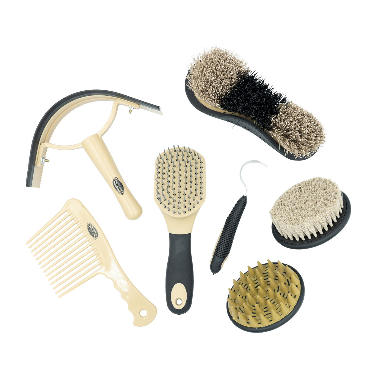 WEAVER KIT DE GROOMING CON 7 CEPILLOS VARIADOS
