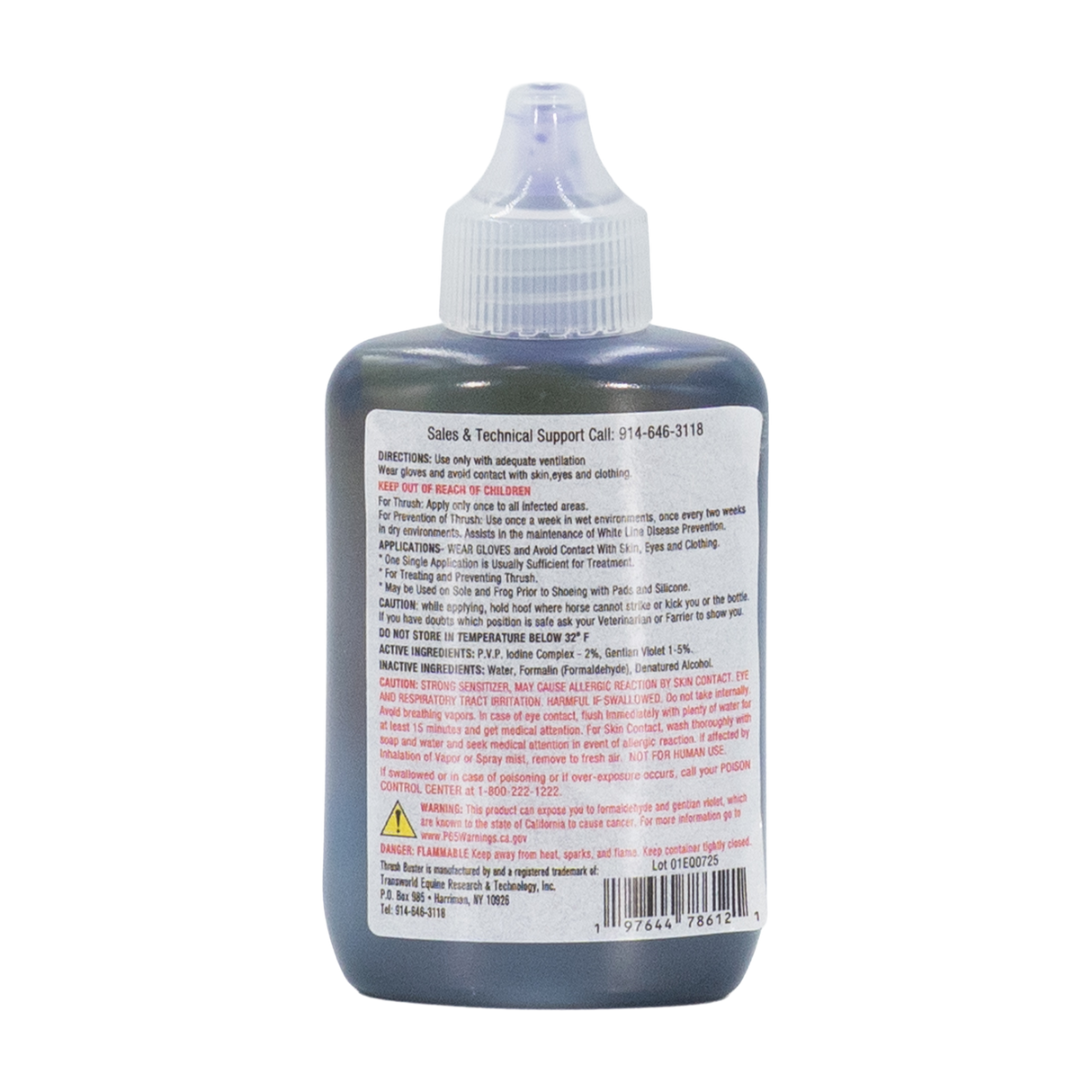 THRUSH BUSTER FOR HORSES 2 OZ 1/PKG