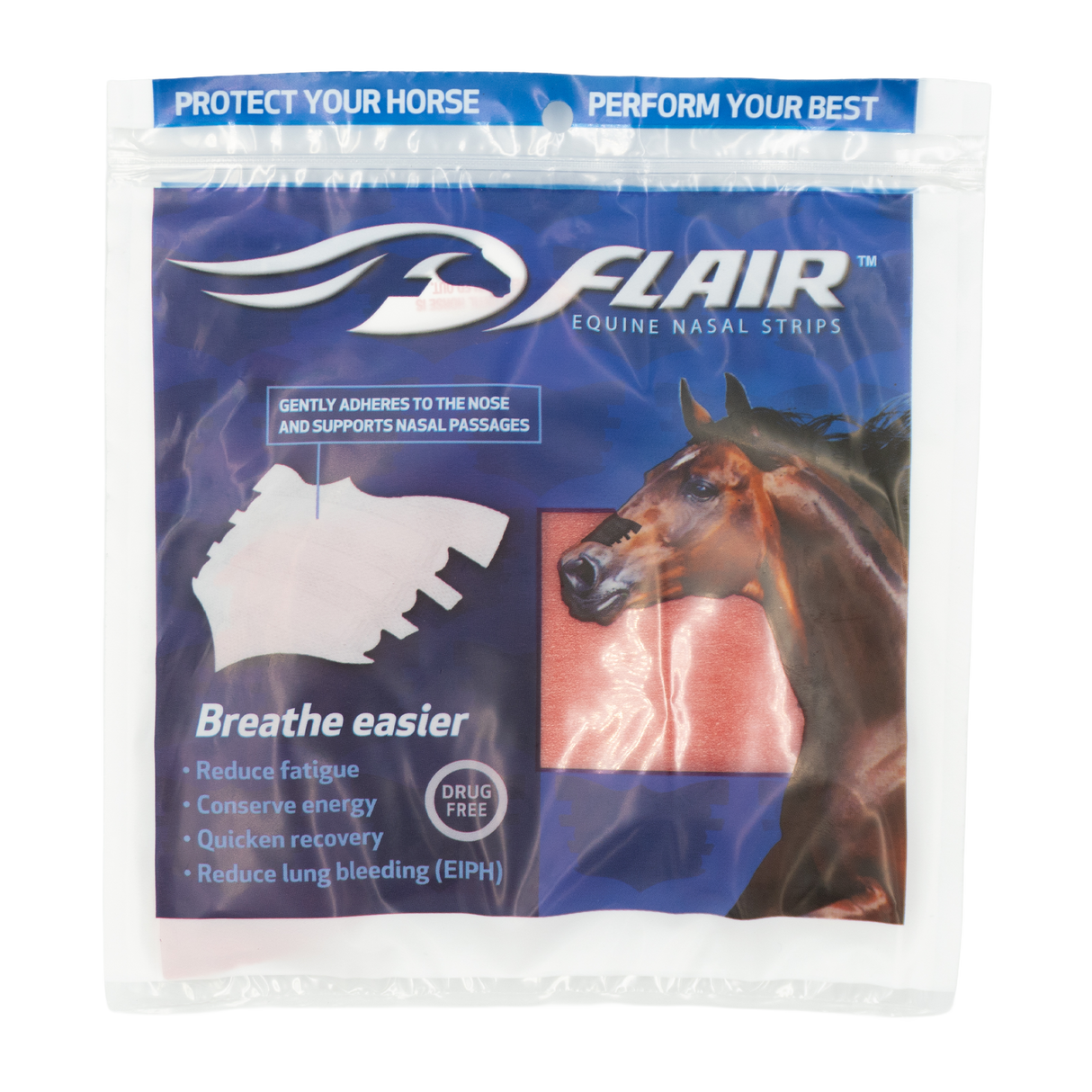 FLAIR EQUINE NASAL STRIPS PAQUETE DE 1