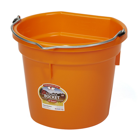 TINA LADO PLANO 20 QT FLAT BACK PLASTIC BUCKET