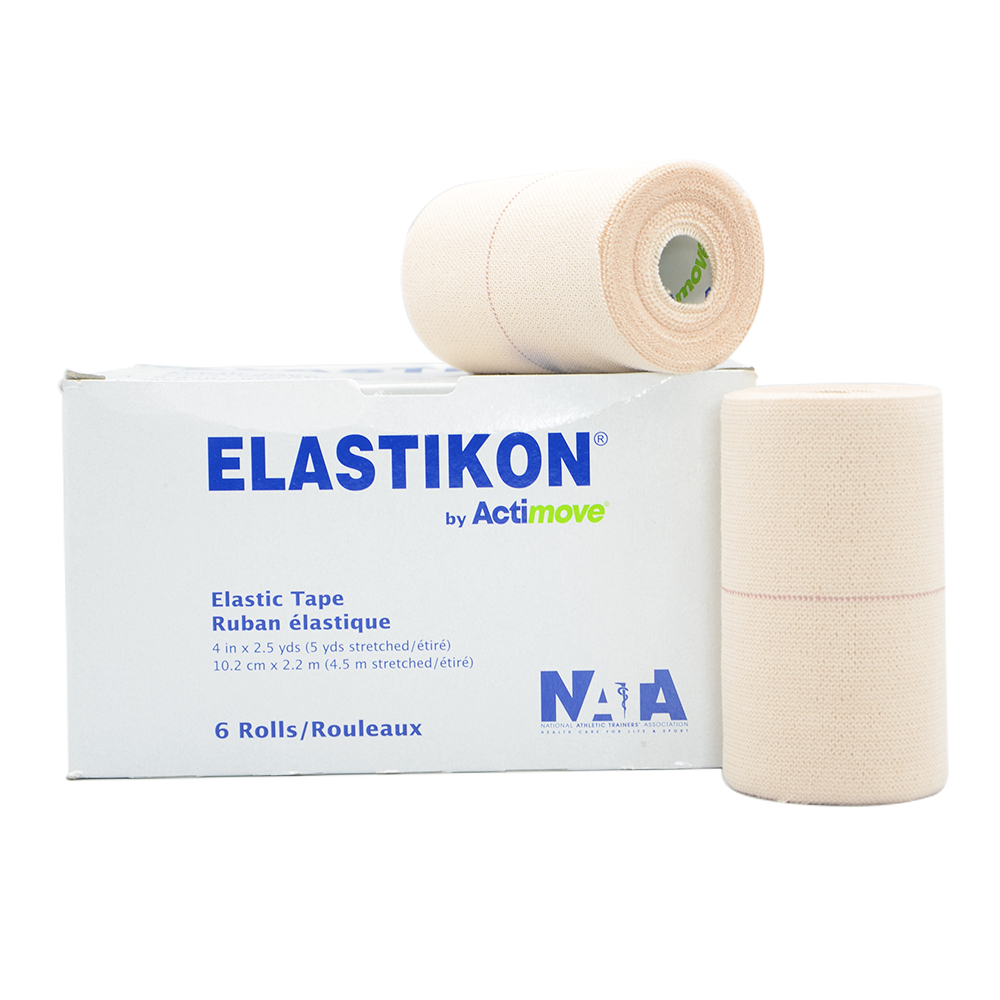 TAPE ELASTIKON 4 IN X 2.5 YDS ( 10.2 CM X 2.2 MTS)(PRECIO X ROLLO)