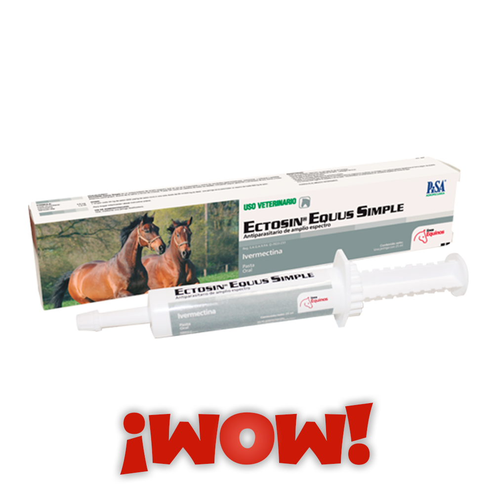 ECTOSIN EQUUS SIMPLE (IVERMECTINA 1.87%) PASTA 25 GRMS