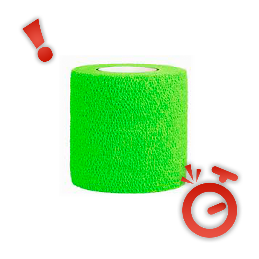 VENDA TAPE COHESIANT 2" VETONE (VERDE FLUORESCENTE)