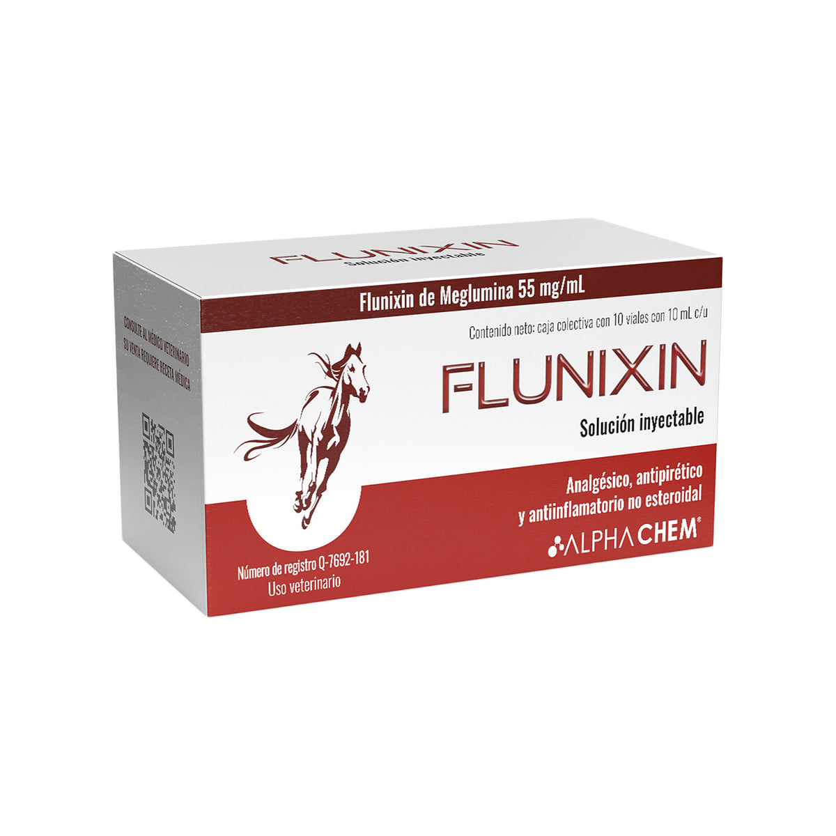 FLUNIXIN SOLUCION INYECTABLE 10 ML 55mg/ml (MEGLUMINA DE FLUNIXIN) CAJA/10