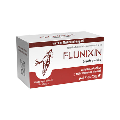 FLUNIXIN SOLUCION INYECTABLE 10 ML 55mg/ml (MEGLUMINA DE FLUNIXIN) CAJA/10