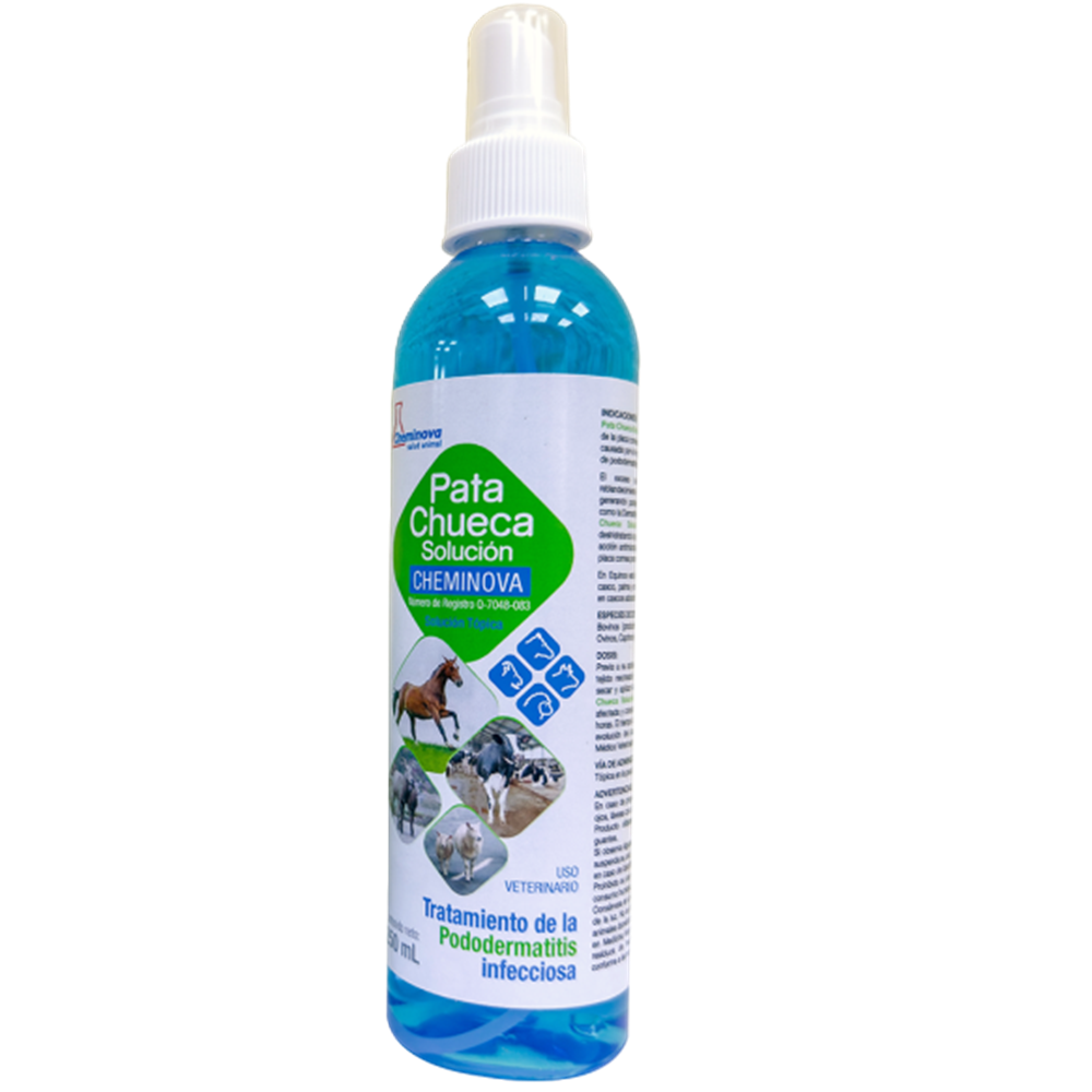 PATA CHUECA CHEMINOVA SOLUCION 250 ML (SULFATO DE COBRE)