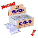 SOLE PACK PAQUETE DE SUELAS MEDICINALES PARA EMPACAR CASCOS DE 2 ONZAS