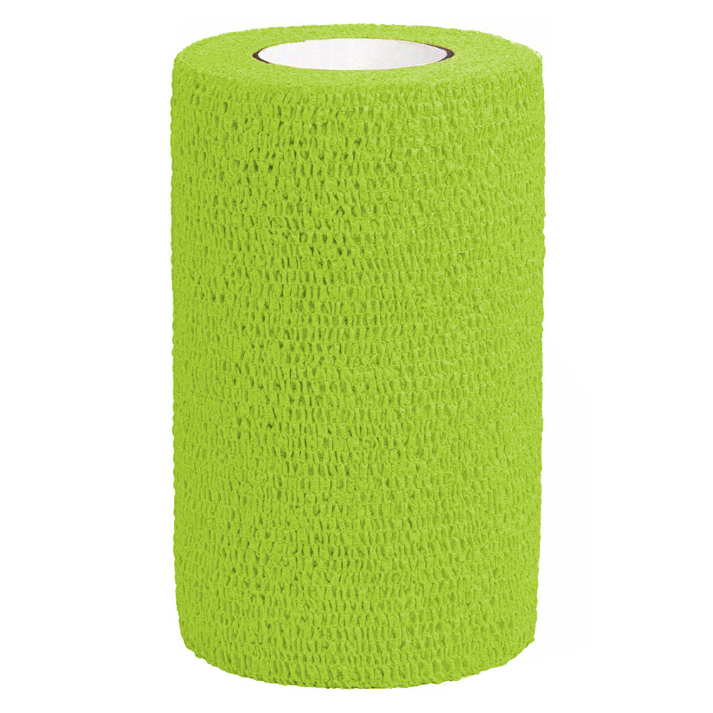 FLEXWRAP E-Z TEAR BANDAGE 4" LIME GREEN (ASPEN)