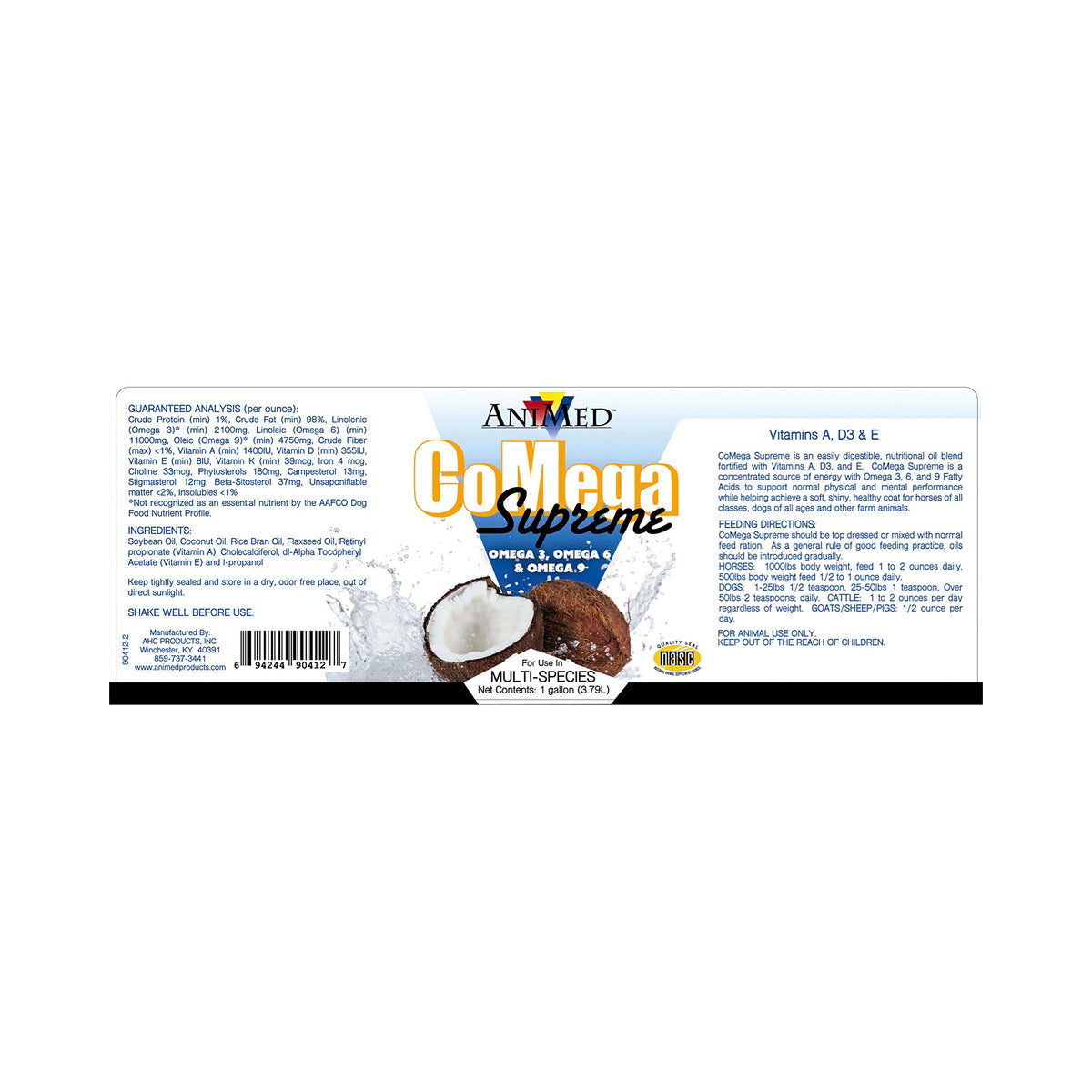 COMEGA SUPREME OIL 1 GALLON
