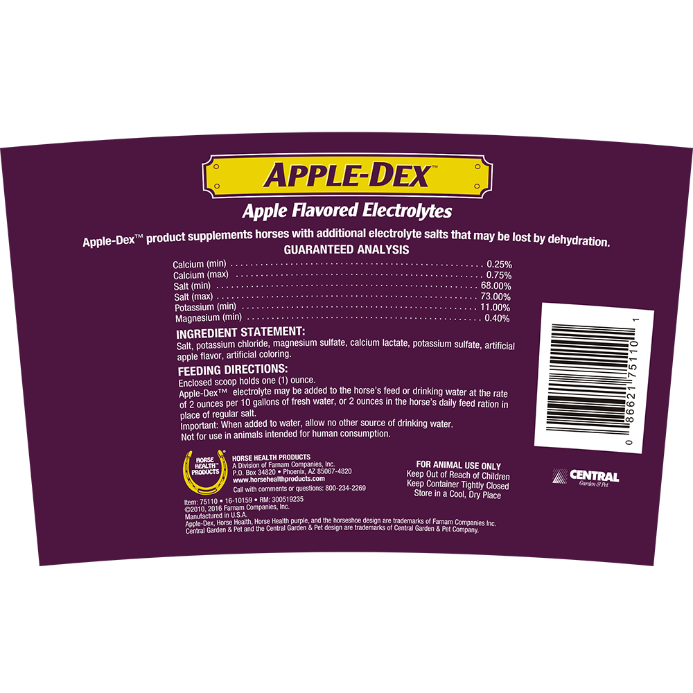 APPLE DEX ELECTROLYTES (ELECTROLITOS SABOR MANZANA)