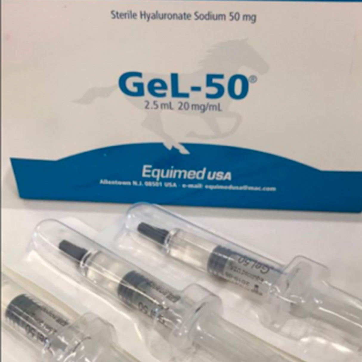 GEL-50 (HIALURONATO DE SODIO) 2.5 ML JERINGA PRE CARGADA