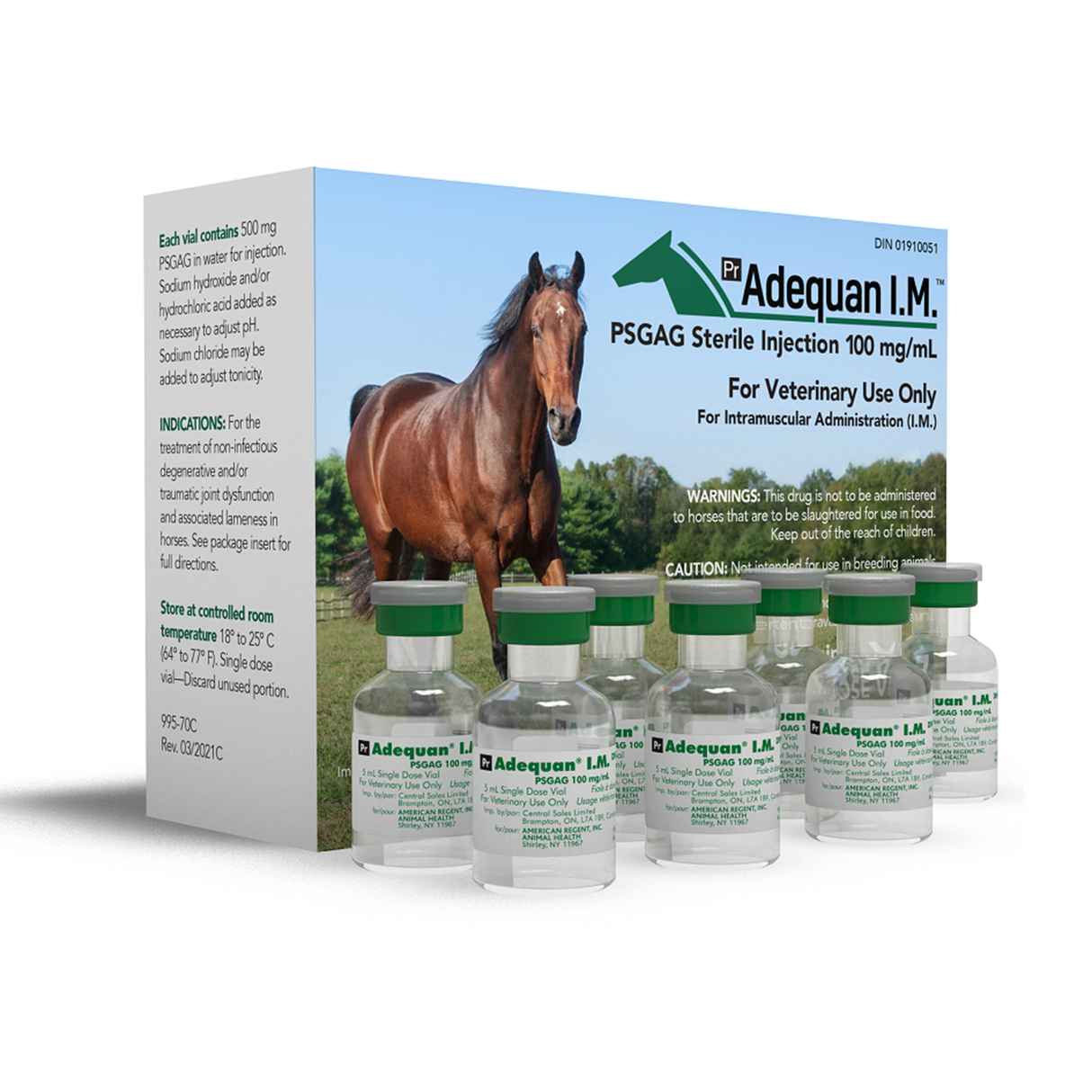 ADEQUAN I.M (PSGAG) 5 ml/500 mg (RX) (Venta x Unidad)