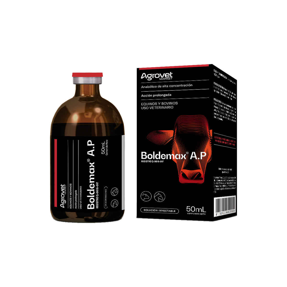 BOLDEMAX A.P (UNDECILENATO DE BOLDENONA 50 mg/ml) (GPO 1)