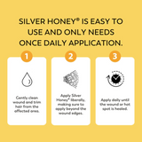 Silver Honey Spray Gel es fácil de usar y requiere solo una aplicación al día