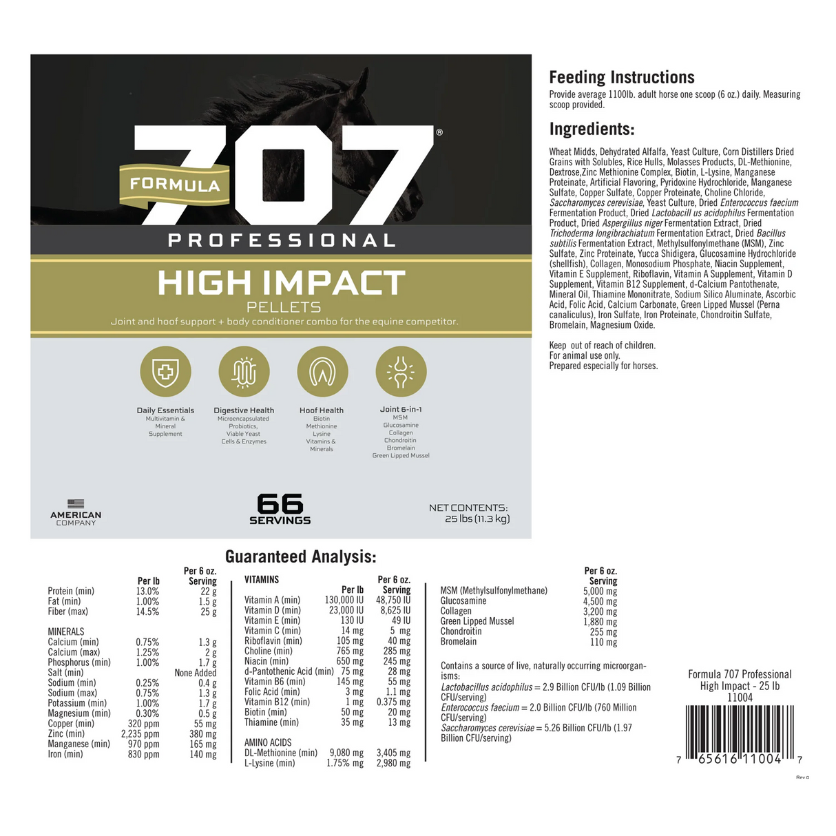 FORMULA 707 PROFESSIONALS HIGH IMPACT