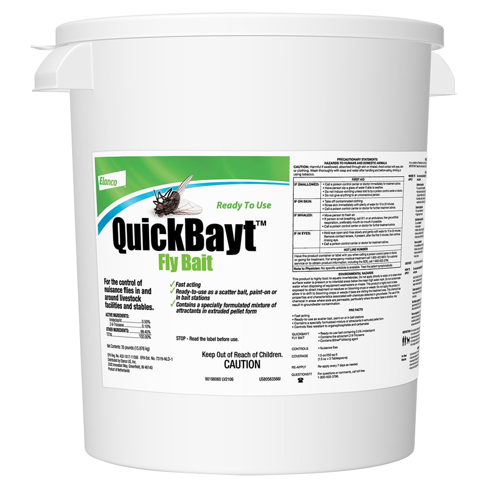 QUICKBAYT FLY BAIT 35 LB TUB