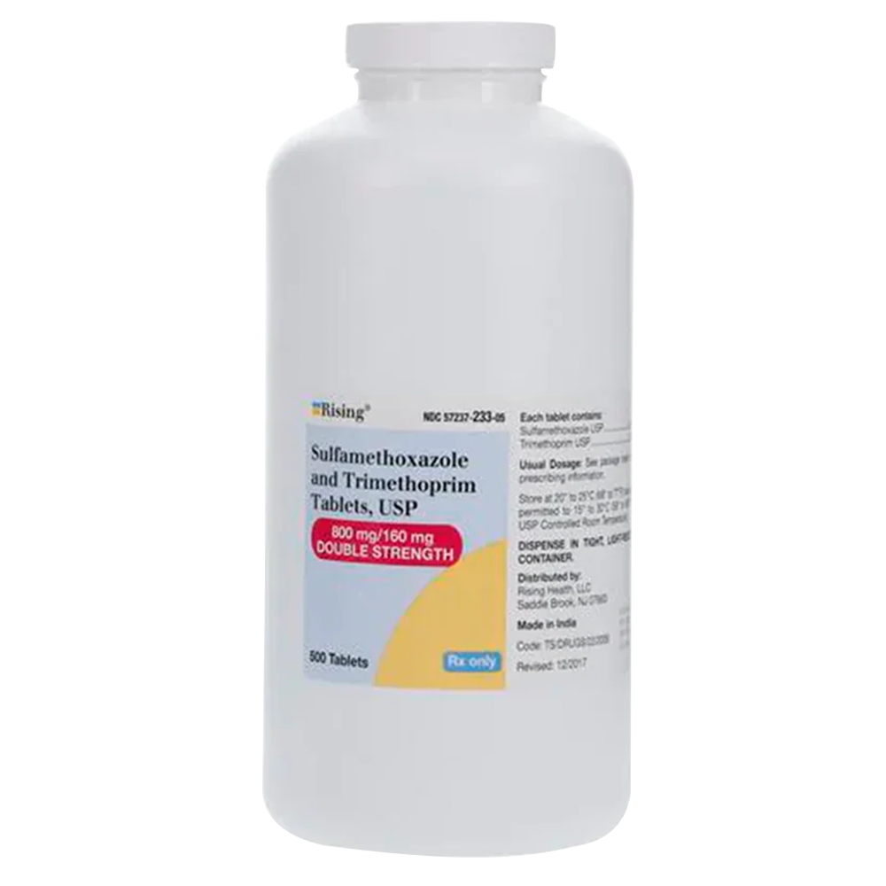 SULFAMETHOZAZOLE AND TRIMETROPIN TABLETS USP (800mg/160mg) CON 500 TABLETAS (RX)