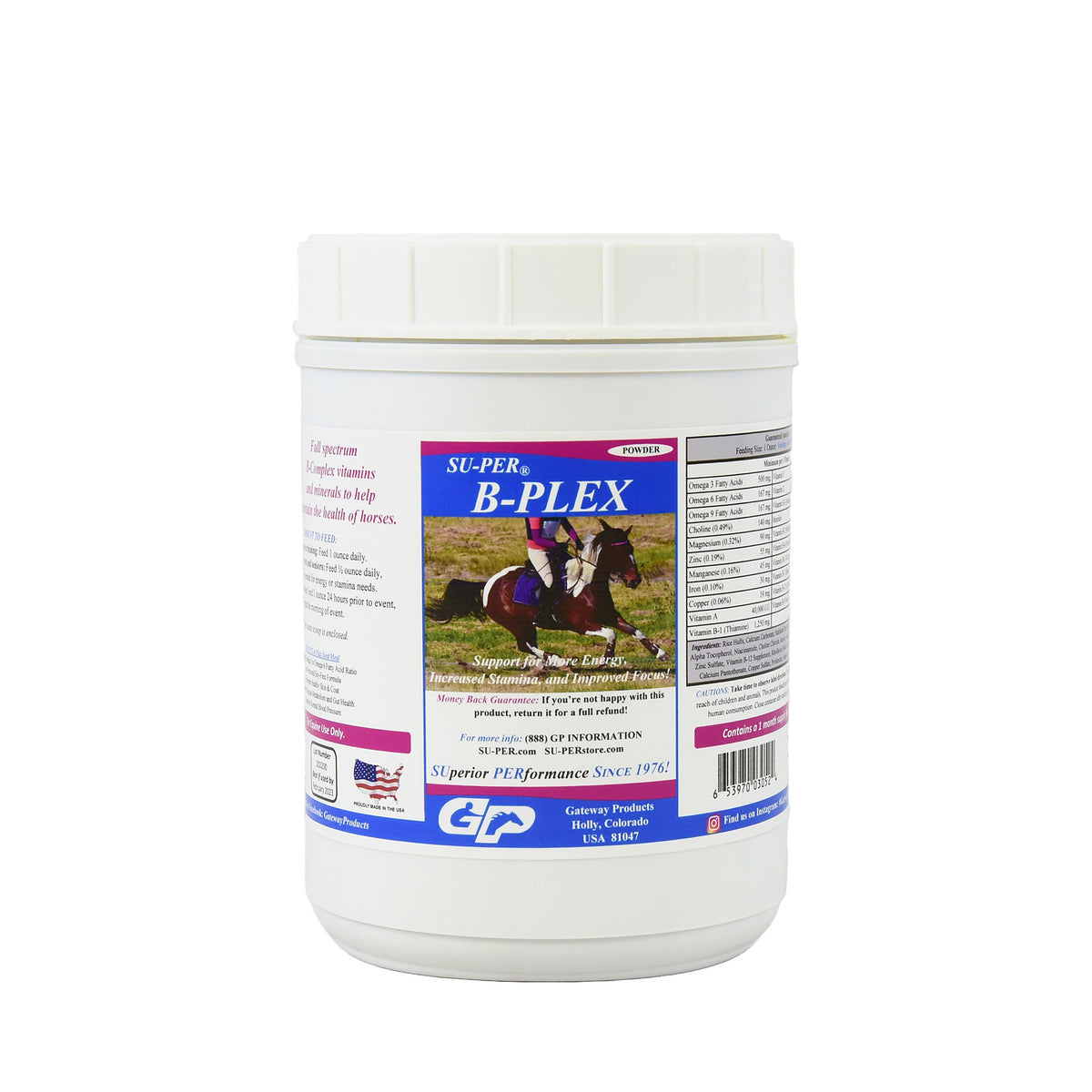 SUPER B-PLEX POWDER 2.5 LBS
