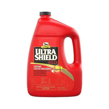 Garrafa de un galón de UltraShield Rojo de Absorbine, presentación de 128 onzas
