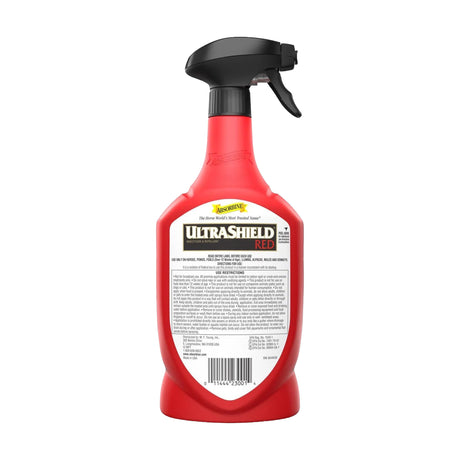 Botella de UltraShield Rojo de Absorbine vista desde otro ángulo
