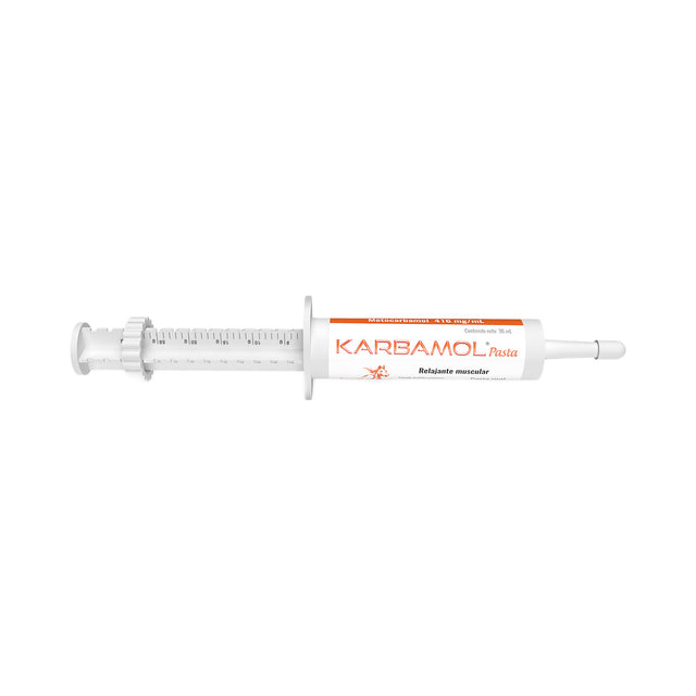 KARBAMOL PASTA ORAL 416 mg/m (Caja con 2 Jeringas de 36 ml)