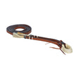 TOUGH 1 RIENDAS DIVIDIDAS Y TRENZADAS "ROYAL KING" DE CUERO CRUDO Y BORLAS DE CRIN