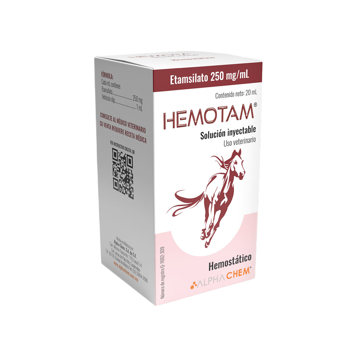 HEMOTAM SOLUCION INYECTABLE 20 ML (ETAMSILATO 250 mg/ml)