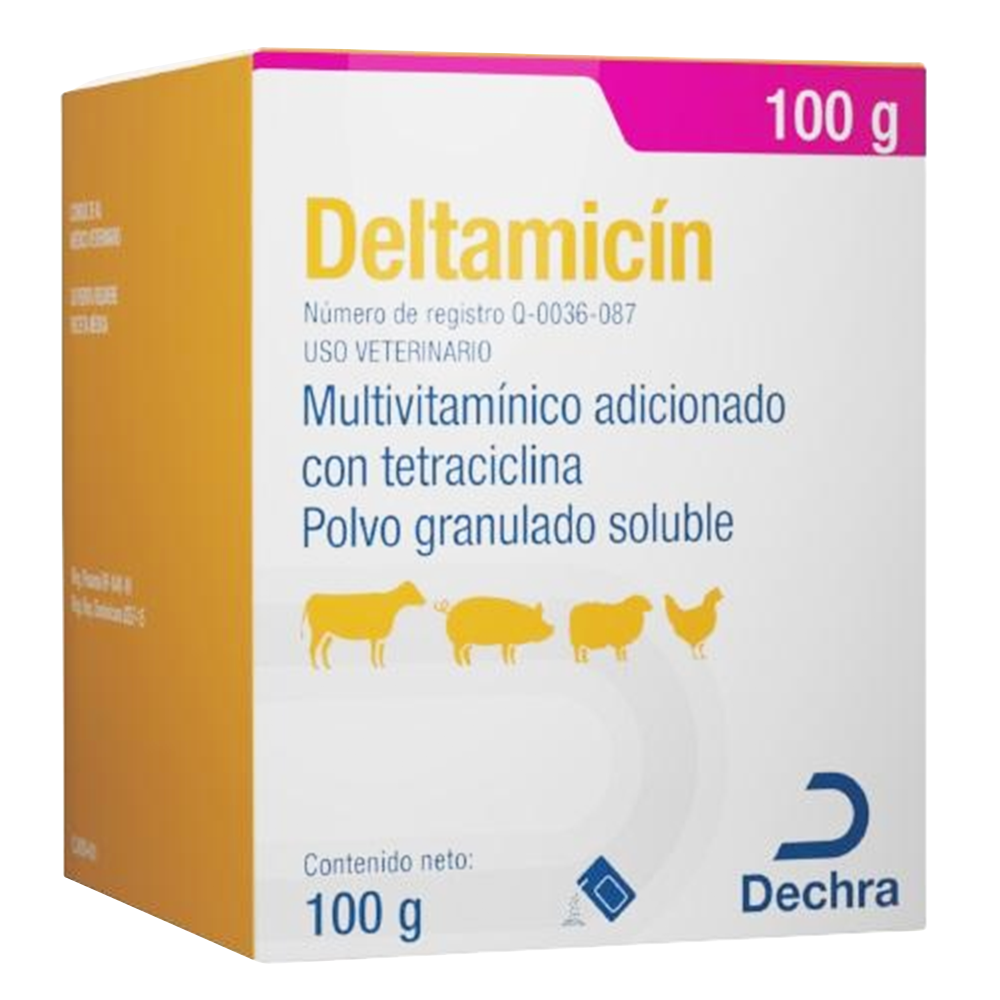 DELTAMICIN 100 GRMS (MULTIVITAMINICO CON TETRACICLINA SOLUBLE)