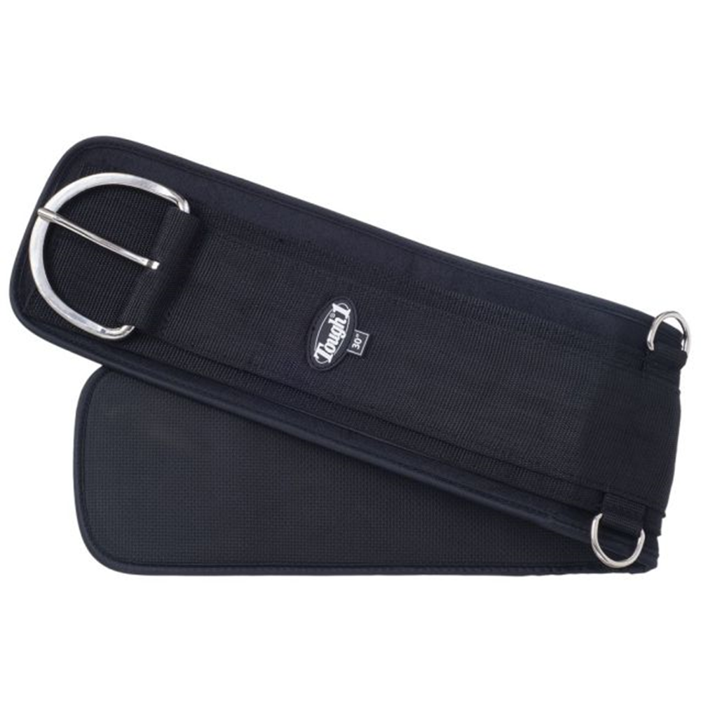 TOUGH 1 CINCHO DE NEOPRENO CON VELCRO 30'' (NEGRO)