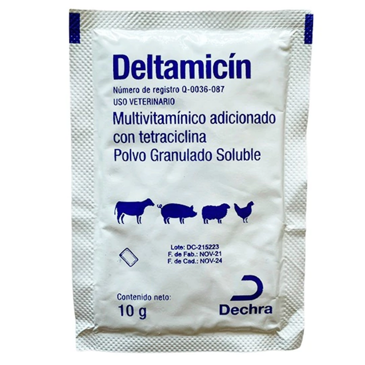 DELTAMICIN (MULTIVITAMINICO CON TETRACICLINA SOLUBLE)