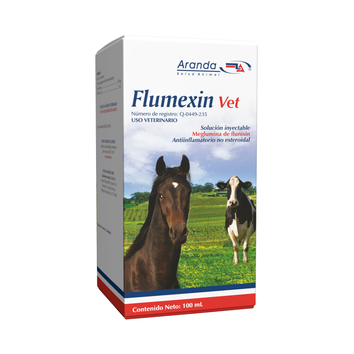 FLUMEXIN VET (FLUNIXIN MEGLUMINA 83 mg/ml & EQUIVALENTE A 50 mg/ml DE FLUNIXIN BASE)