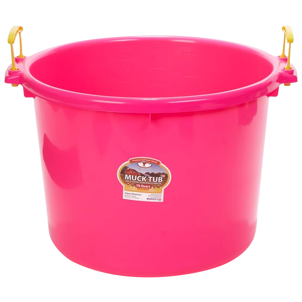 TINA PARA PASOJOS DE 70 QTS/ 70 QTS MUCK TUB HOT PINK (PSB70HOTPINK)