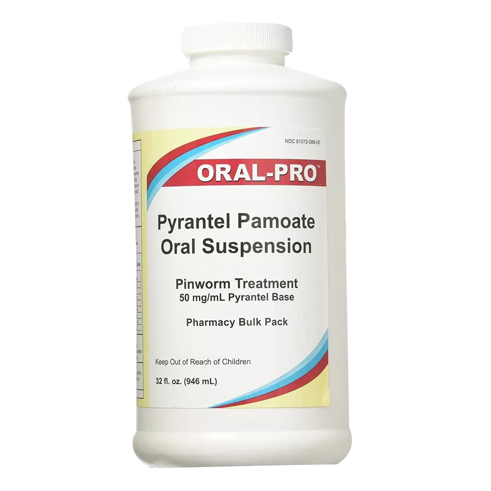 ORAL- PRO PYRANTEL PAMOATE SUSPENSION (PYRANTEL BASE 50 MG/ML) 32 ONZAS