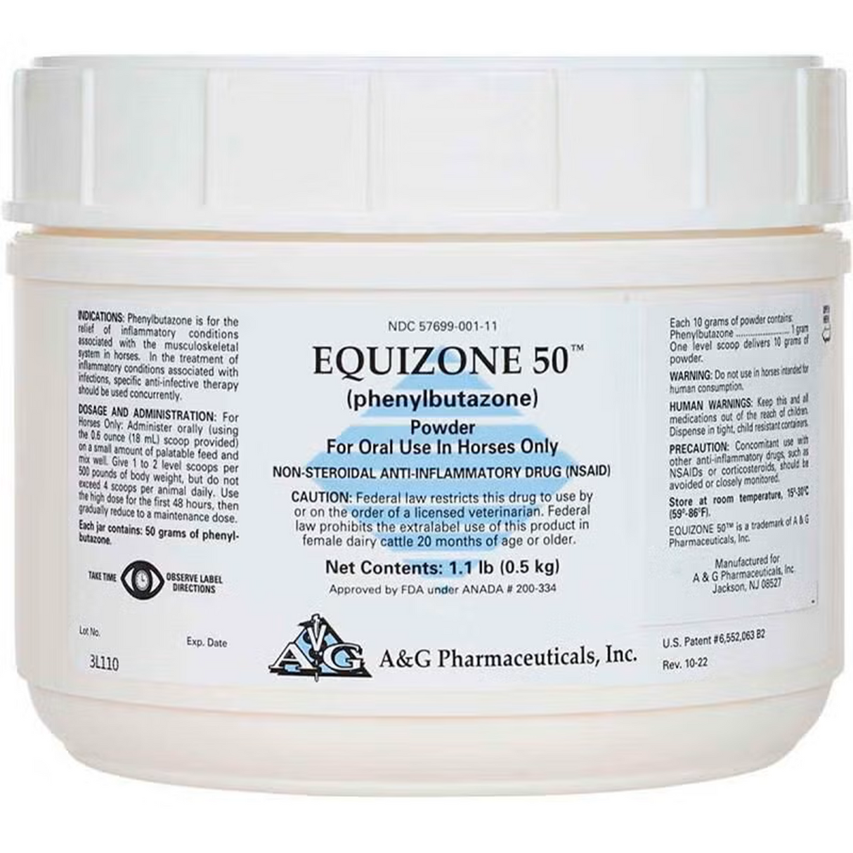 EQUIZONE 50 PHENYLBUTAZONE POWDER (RX)