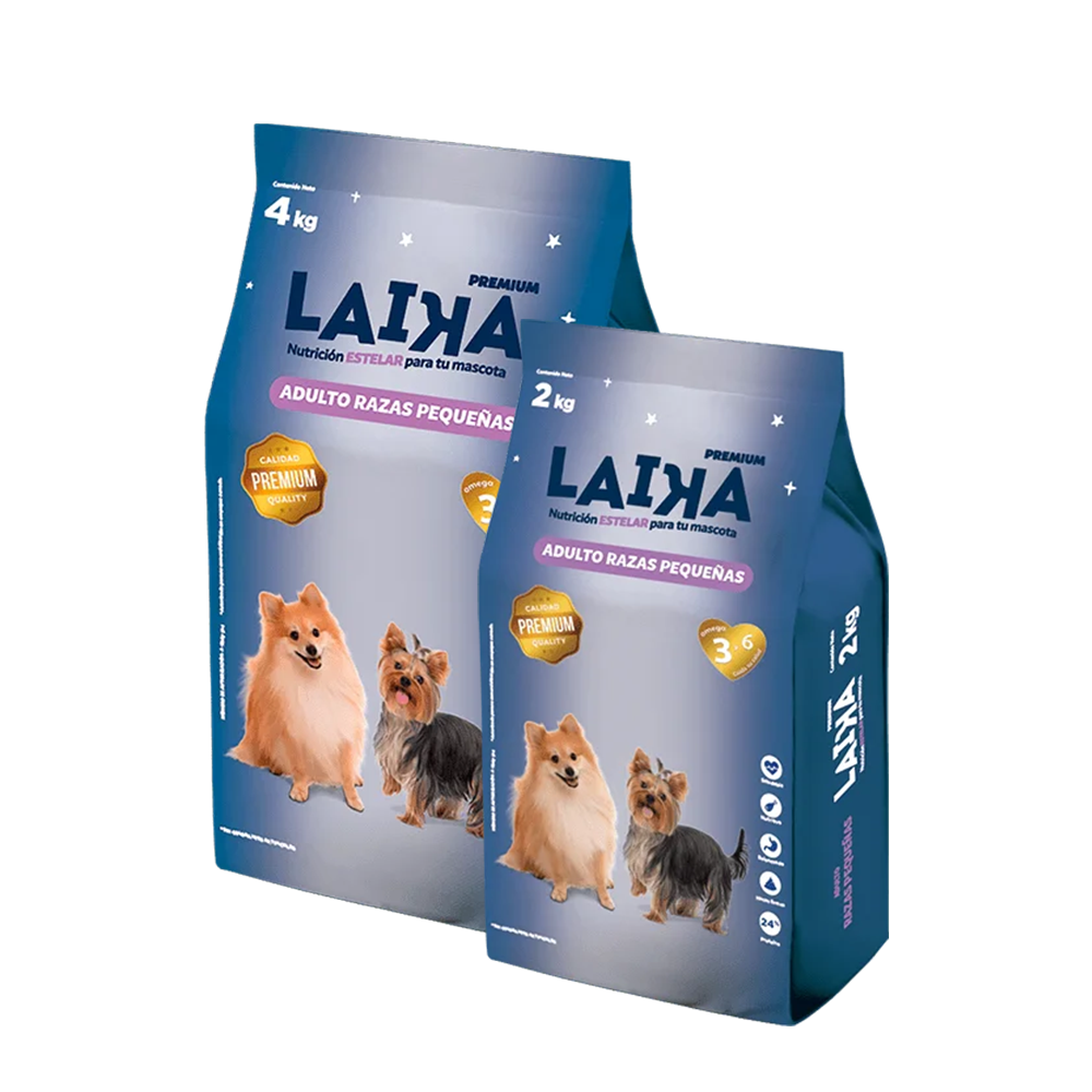 LAIKA PREMIUM ADULTO RAZAS PEQUEÑAS 4 KILOS