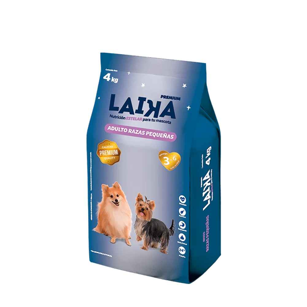 LAIKA PREMIUM ADULTO RAZAS PEQUEÑAS 4 KILOS