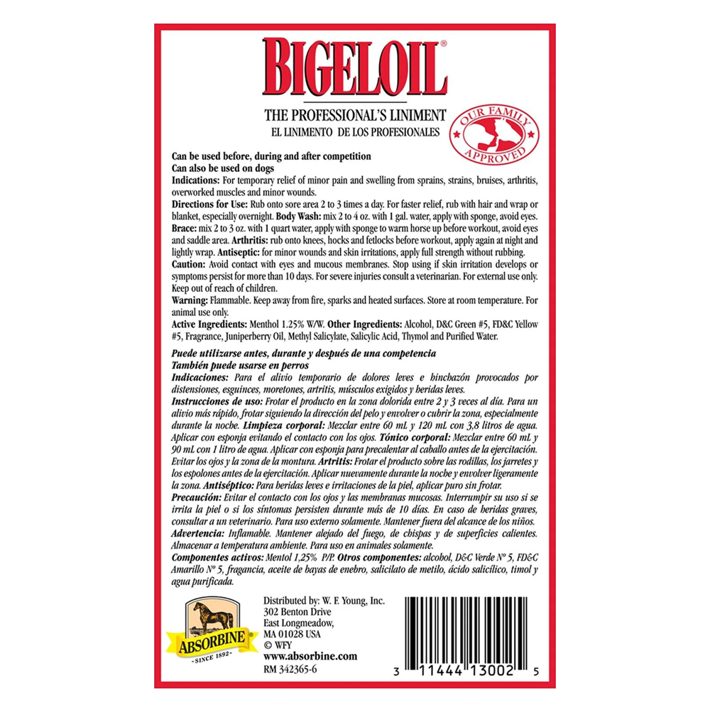 BIGELOIL LINIMENT 16 OZ