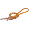 WEAVER RIENDA DE BARRIL CON CORDONES DE POLIESTER 5/8'' X 8'' (NARANJA)